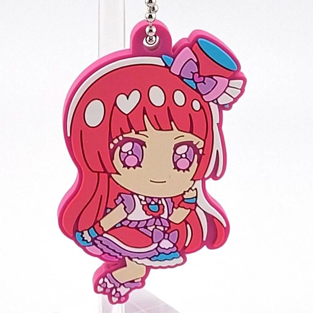 Sophy Hojo - Aikatsu x PriPara Red Rubber Mascot Keychain